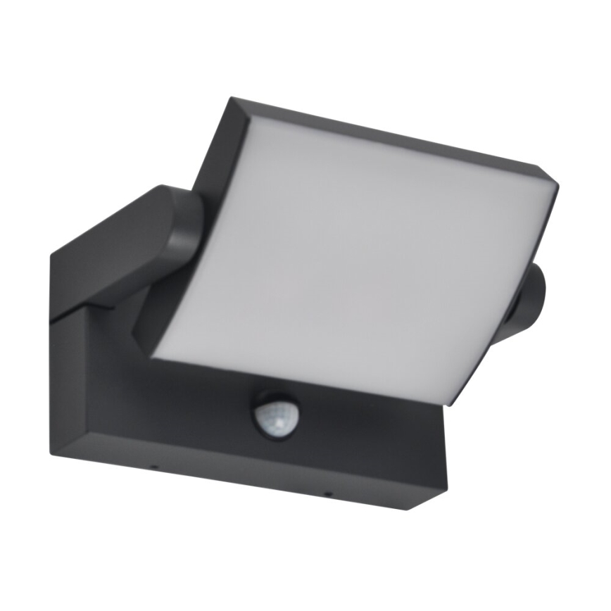 Brilagi - LED kültéri fali lámpa mozgásérzékelővel ANKLE LED/18W/230V 3000K IP65 antracit