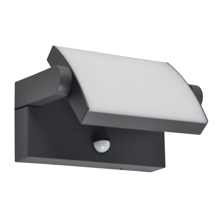 Brilagi - LED kültéri fali lámpa mozgásérzékelővel ANKLE LED/18W/230V 3000K IP65 antracit