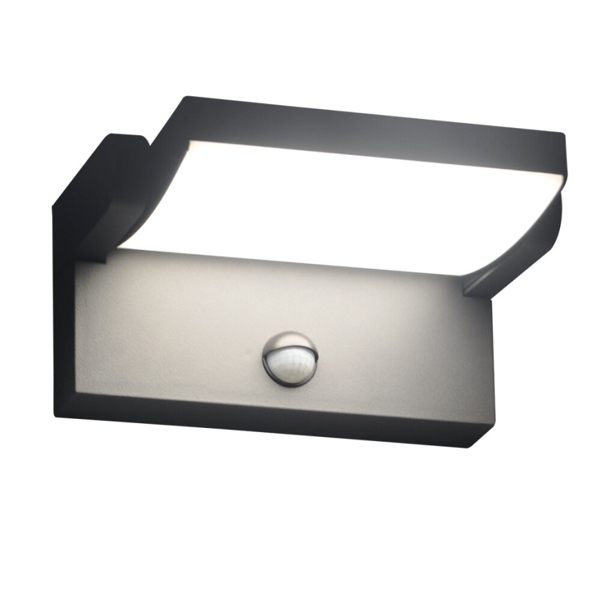 Brilagi - LED kültéri fali lámpa mozgásérzékelővel ANKLE LED/18W/230V 4000K IP65 antracit