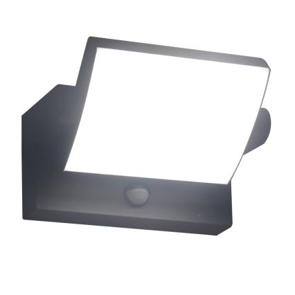 Brilagi - LED kültéri fali lámpa mozgásérzékelővel ANKLE LED/18W/230V 4000K IP65 antracit