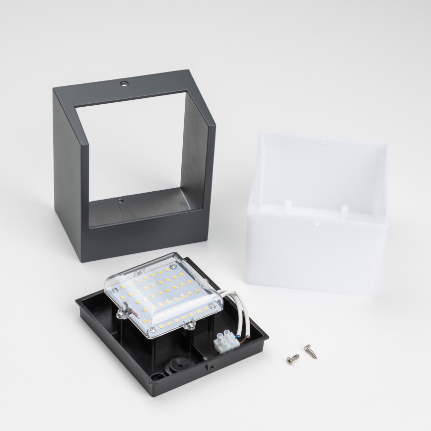 Brilagi - LED Kültéri fali lámpa TERNI LED/12W/230V antracit IP44