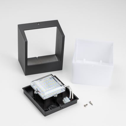 Brilagi - LED Kültéri fali lámpa TERNI LED/12W/230V fekete IP44