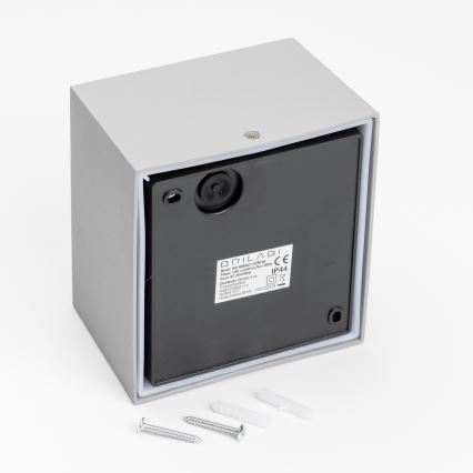 Brilagi - LED Kültéri fali lámpa TERNI LED/12W/230V szürke IP44