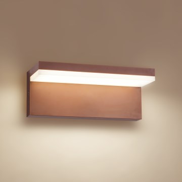 Brilagi - LED kültéri fali lámpa TESSI LED/10W/230V barna IP54