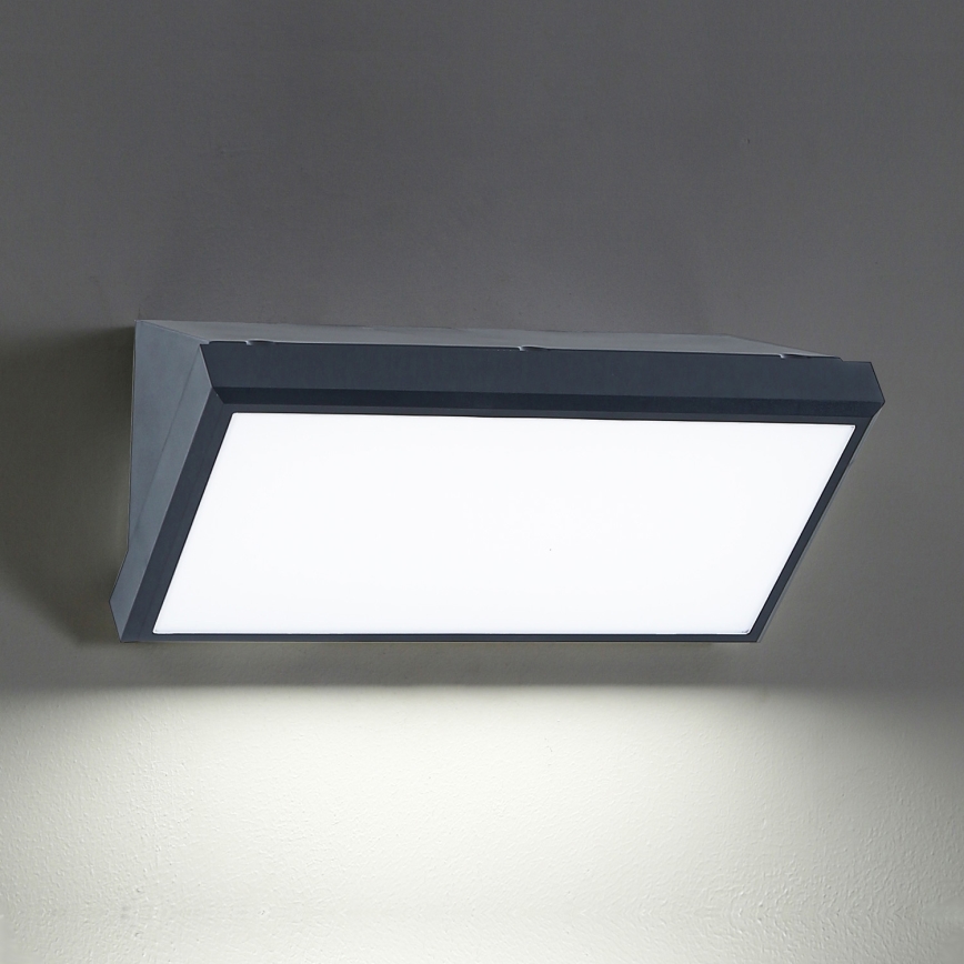 Brilagi - LED Kültéri fali lámpa TRIANGLE LED/20W/230V antracit IP65