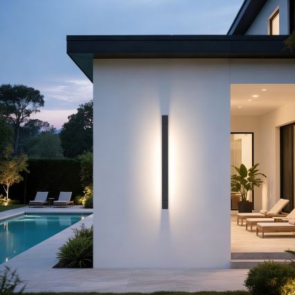 Brilagi - LED kültéri fali lámpatest AQUA LINE LED/24W/230V 90 cm IP44 antracit CRI 90