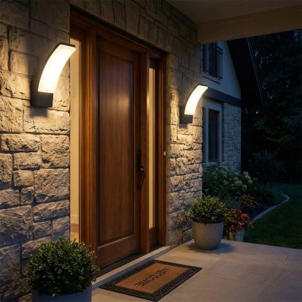 BRILAGI - LED kültéri fali lámpatest ARCELO LED/12W/230V IP65 fekete