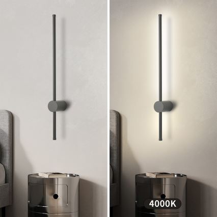 Brilagi - LED kültéri fali lámpatest AURA LED/12W/230V 4000K IP54 65 cm antracit CRI 90