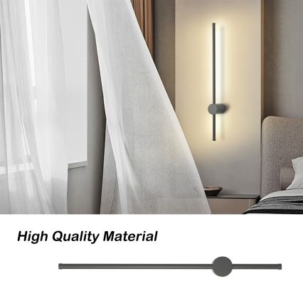 Brilagi - LED kültéri fali lámpatest AURA LED/12W/230V 4000K IP54 65 cm antracit CRI 90