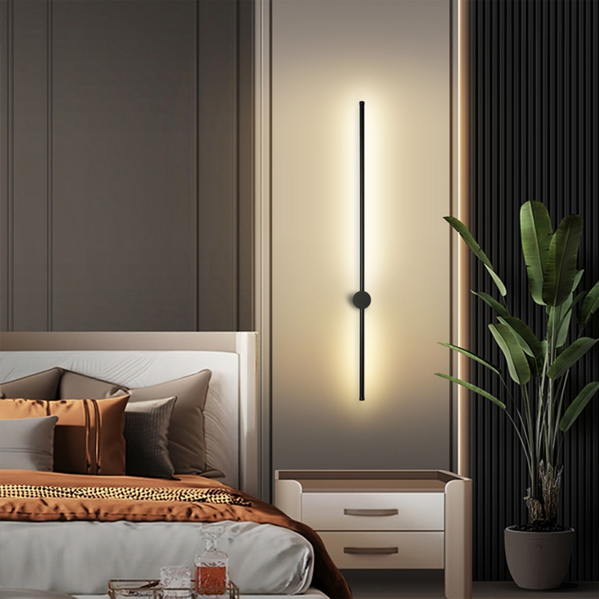 Brilagi - LED kültéri fali lámpa AURA, 20W/230V, 4000K, IP54, 97 cm, antracit, CRI 90