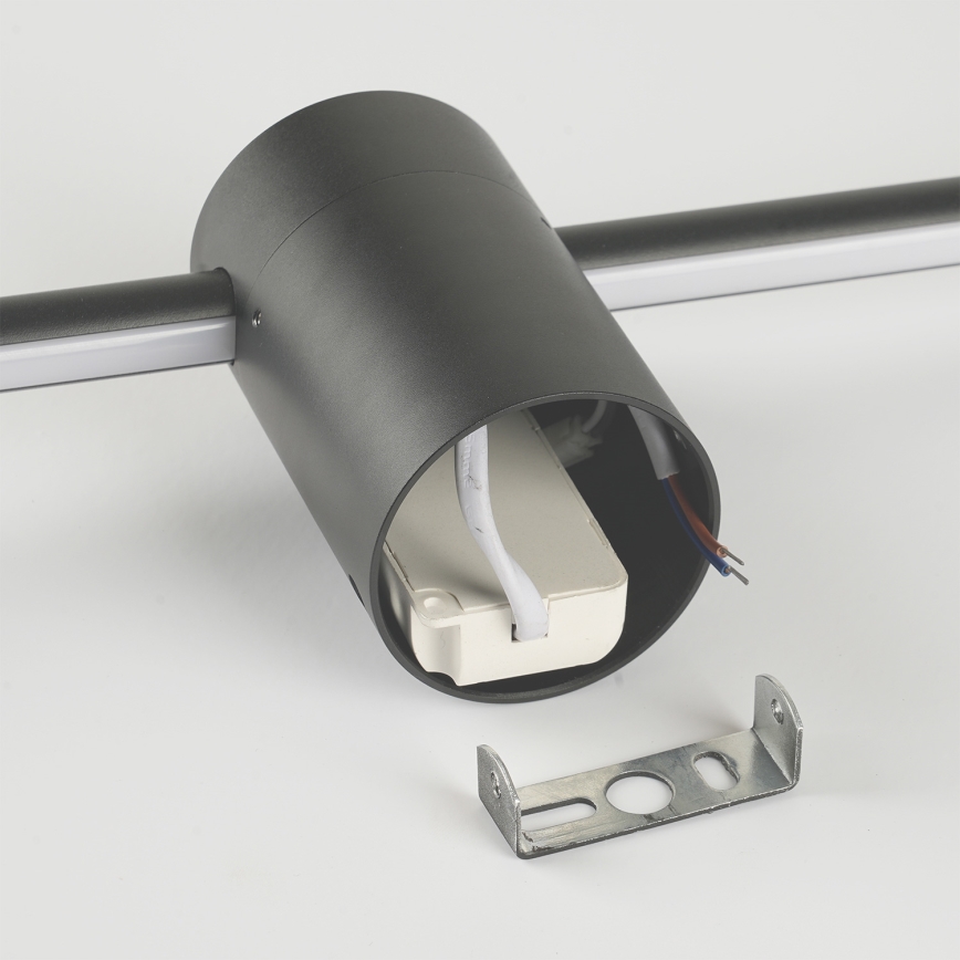 Brilagi - LED kültéri fali lámpa AURA, 20W/230V, 4000K, IP54, 97 cm, antracit, CRI 90