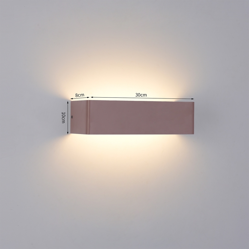Brilagi - LED kültéri fali lámpatest DONNANI LED/12W/230V 30 cm barna IP44