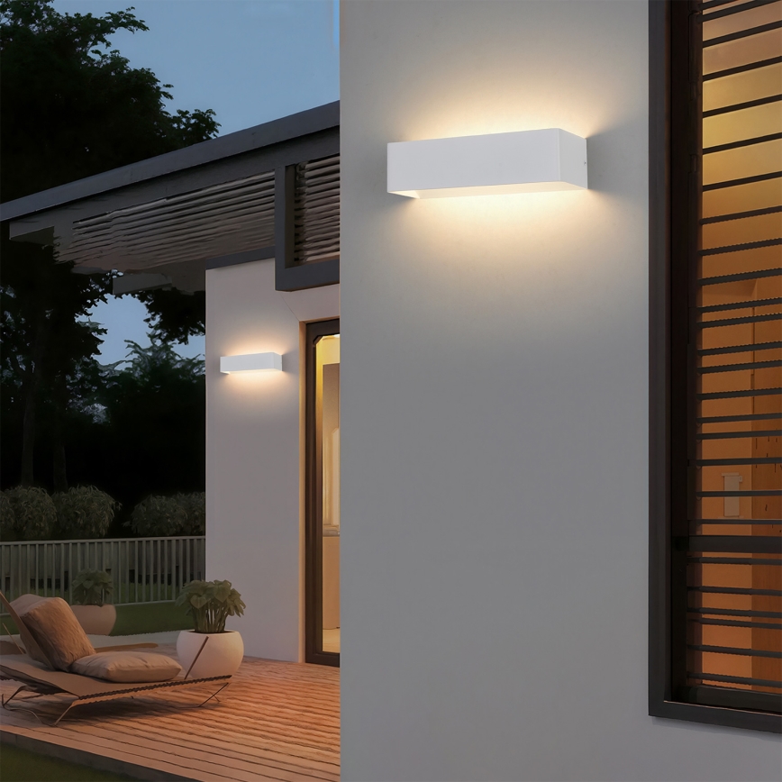 Brilagi - LED kültéri fali lámpatest DONNANI LED/12W/230V 30 cm fehér IP44