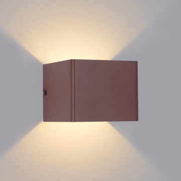 Brilagi - LED kültéri fali lámpatest DONNANI LED/5W/230V 10 cm barna IP44