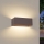 Brilagi - LED Kültéri fali lámpatest DONNANI LED/7W/230V 20 cm barna IP44
