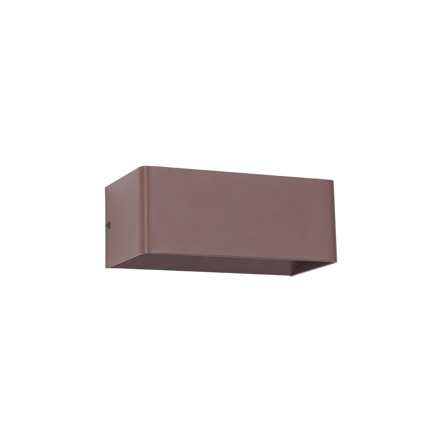 Brilagi - LED Kültéri fali lámpatest DONNANI LED/7W/230V 20 cm barna IP44
