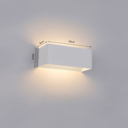 Brilagi - LED kültéri fali lámpatest DONNANI LED/7W/230V 20 cm fehér IP44
