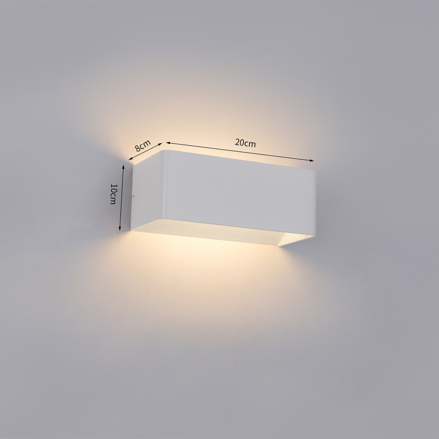 Brilagi - LED kültéri fali lámpatest DONNANI LED/7W/230V 20 cm fehér IP44