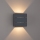 Brilagi -LED kültéri fali lámpatest DOUBLERAY LINE LED/6W/230V antracit IP54