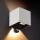 Brilagi - LED kültéri fali lámpatest érzékelővel CUBE LED/6W/230V szürke IP65