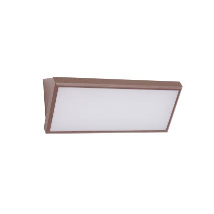 Brilagi - LED kültéri fali lámpa érzékelővel TRIANGLE LED/42W/230V 45 cm barna IP65