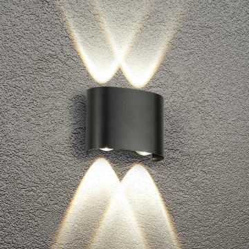 Brilagi - LED kültéri fali lámpatest FLAREBOX LED/4W/230V fekete IP65