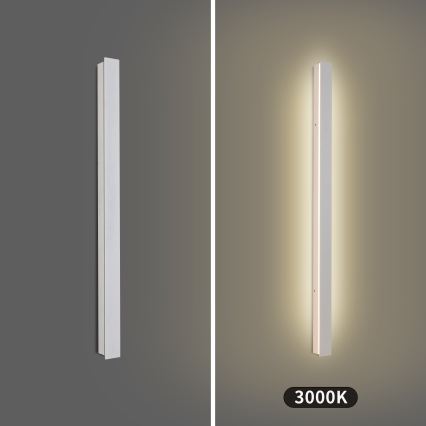Brilagi - LINEAR LED kültéri fali lámpatest, 22 W, 230 V, 3000 K, IP65, 100 cm, fehér, CRI 90