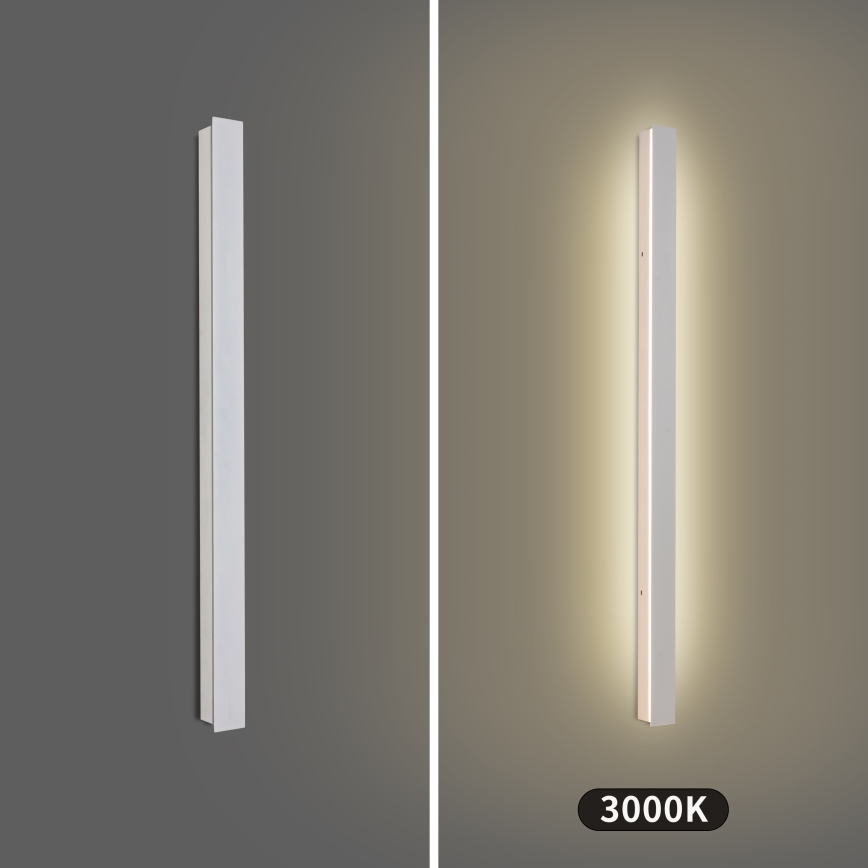 Brilagi - LINEAR LED kültéri fali lámpatest, 22 W, 230 V, 3000 K, IP65, 100 cm, fehér, CRI 90