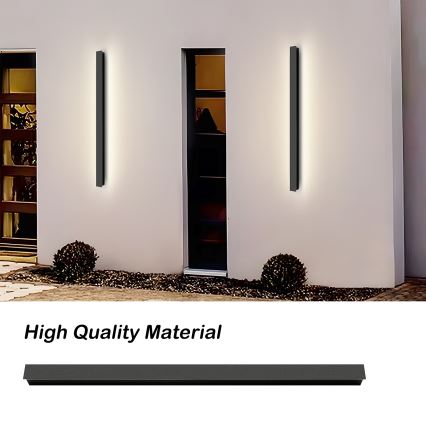 Brilagi - LINEAR LED kültéri fali lámpatest LED/22W/230V 3000K IP65 100 cm fekete CRI 90
