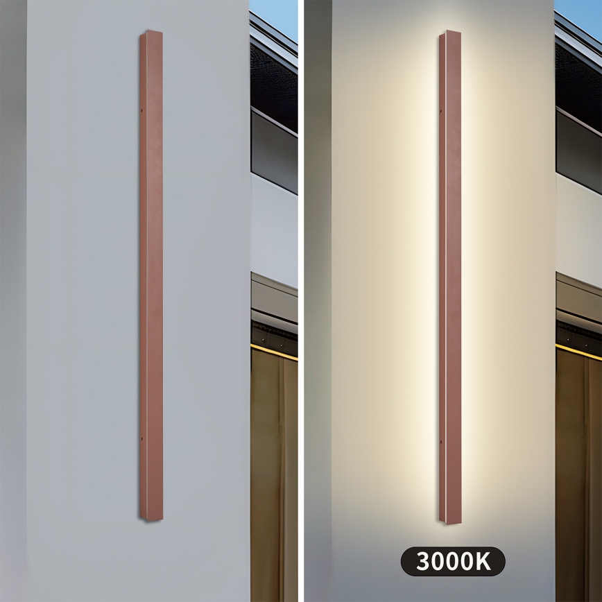 Brilagi - LED kültéri fali lámpa LINEAR LED/32W/230V 3000K IP65 140 cm barna CRI 90
