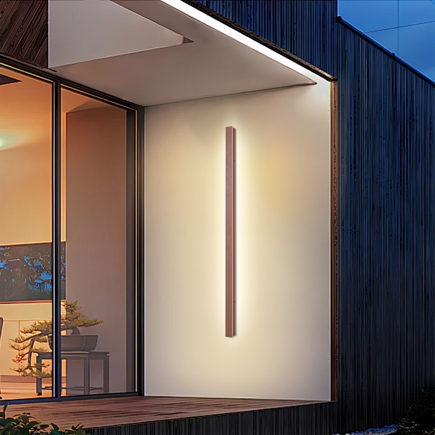Brilagi - LED kültéri fali lámpa LINEAR LED/32W/230V 3000K IP65 140 cm barna CRI 90