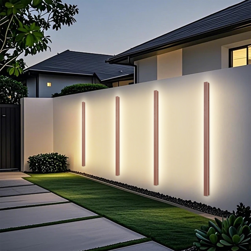 Brilagi - LED kültéri fali lámpa LINEAR LED/32W/230V 3000K IP65 140 cm barna CRI 90