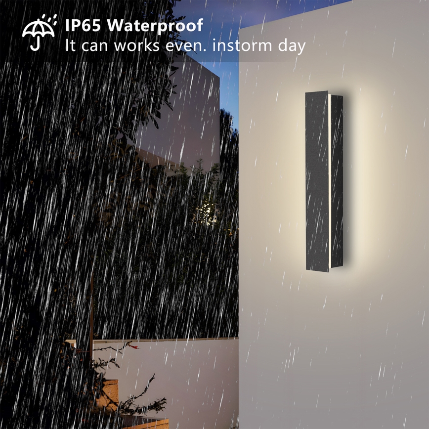 Brilagi - LED kültéri fali lámpatest LINEAR LED/8W/230V 3000K IP65 30 cm antracit CRI 90