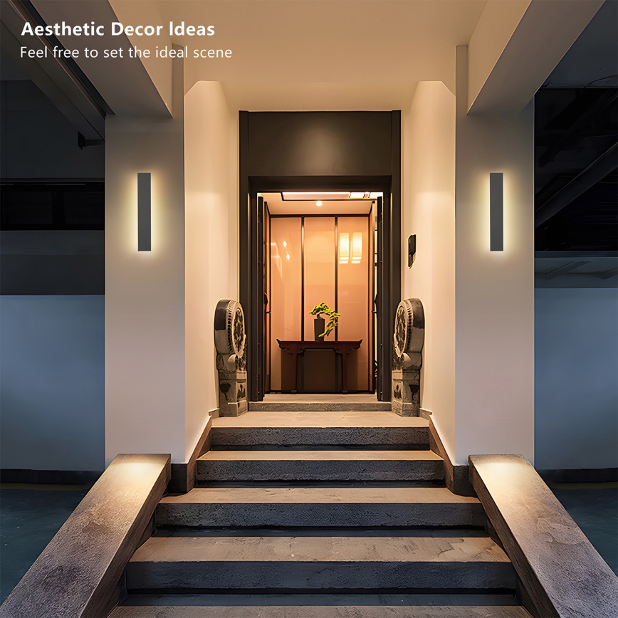 Brilagi - LED kültéri fali lámpatest LINEAR LED/8W/230V 3000K IP65 30 cm antracit CRI 90