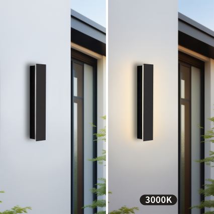 Brilagi - LED kültéri fali lámpa LINEAR LED/8W/230V 3000K IP65 30 cm fekete CRI 90