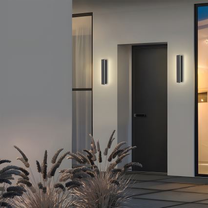 Brilagi - LINEAR kültéri fali LED lámpatest LED/8W/230V 4000K IP65 30 cm antracit CRI 90