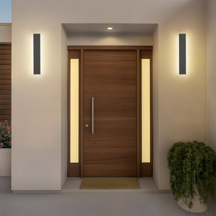 Brilagi - LINEAR kültéri fali LED lámpatest LED/8W/230V 4000K IP65 30 cm antracit CRI 90