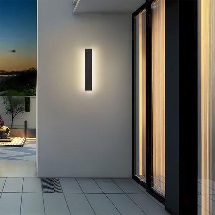 Brilagi - LED kültéri fali lámpatest LINEAR LED/8W/230V 4000K IP65 30 cm fekete CRI 90