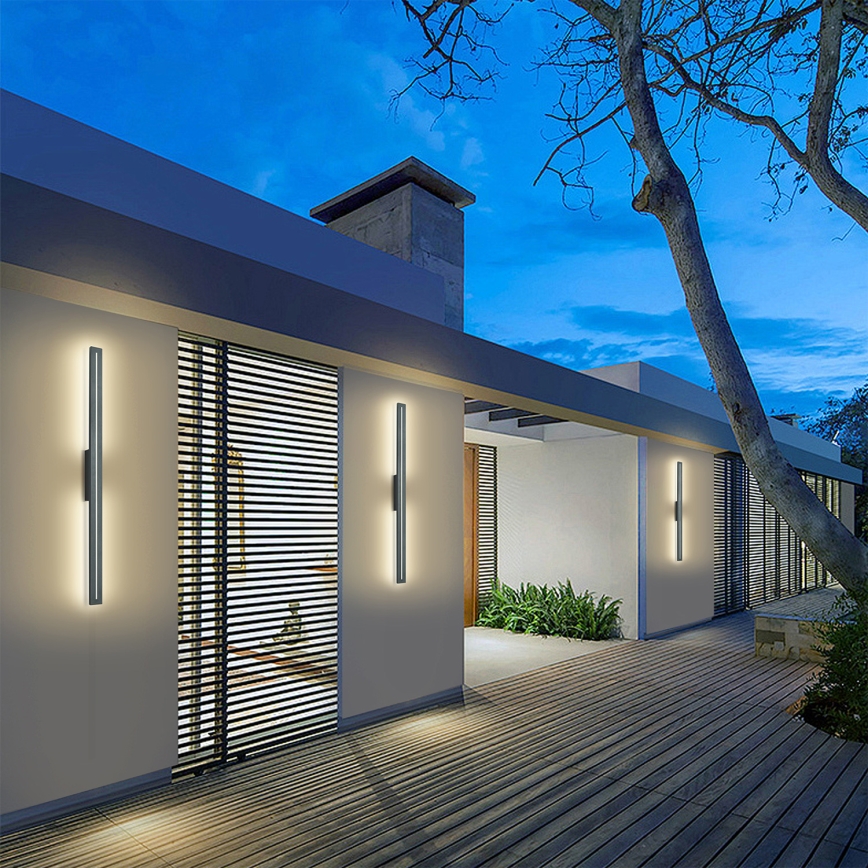Brilagi - LED kültéri fali lámpatest LINEO LED/24W/230V 4000K IP65 100 cm antracit CRI 90