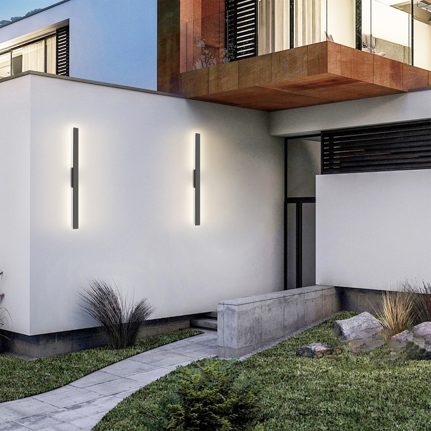 Brilagi - LUNA LED kültéri fali lámpatest 24W/230V 4000K IP65 100 cm antracit CRI 90