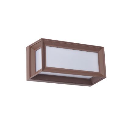 Brilagi - LED kültéri fali lámpatest PARKER LED/12W/230V 3000/4500/6000K barna IP44