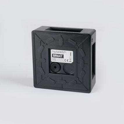 Brilagi - LED kültéri fali lámpatest QUADRAY LED/6W/230V fekete IP54
