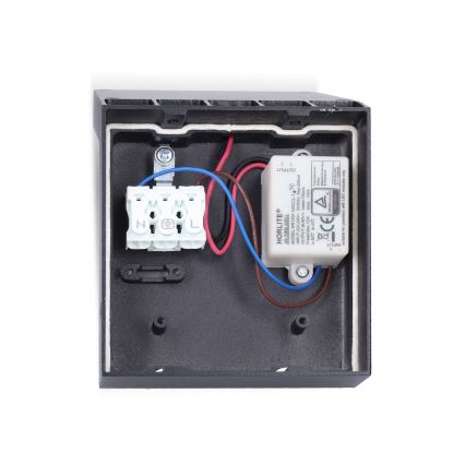 Brilagi - LED kültéri fali lámpatest RIANO LED/8W/230V antracit IP65