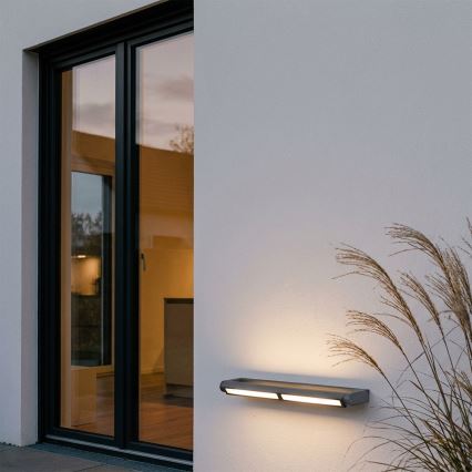 Brilagi - LED kültéri fali lámpa SALERNO LED/24W/230V 66 cm antracit IP65