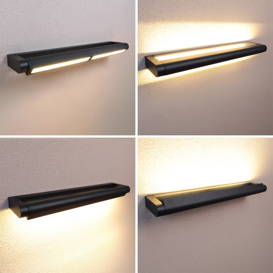 Brilagi - LED kültéri fali lámpatest SALERNO LED/24W/230V 66 cm fekete IP65