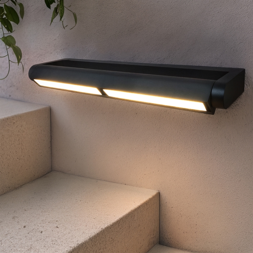 Brilagi - LED kültéri fali lámpatest SALERNO LED/24W/230V 66 cm fekete IP65