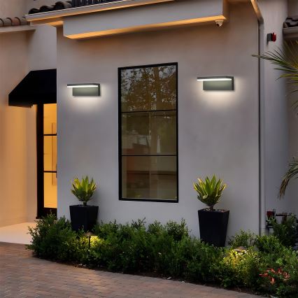 Brilagi - LED kültéri fali lámpatest TESSI LED/10W/230V antracit IP54