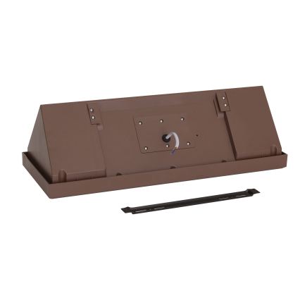 Brilagi - TRIANGLE LED/42W/230V 3000/4000/6500K barna kültéri fali lámpa IP65