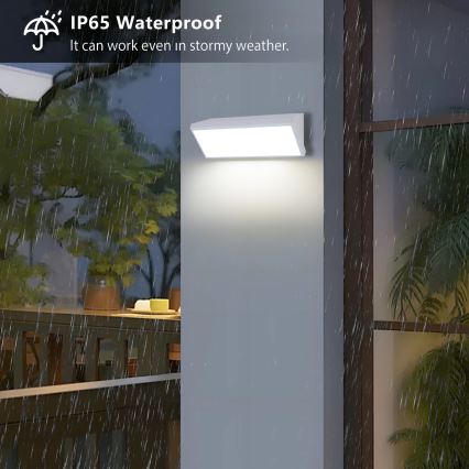 Brilagi - LED kültéri fali lámpatest TRIANGLE LED/42W/230V 3000/4000/6500K fehér IP65