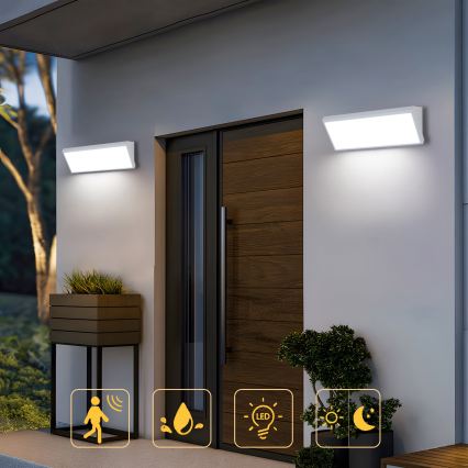 Brilagi - TRIANGLE kültéri fali LED-lámpatest LED/42W/230V 45 cm fehér IP65